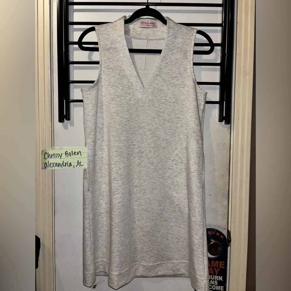 Luxe ScubaV Neck Dress